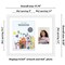 Americanflat 8.5x11 Kids Art Frame with 4x6 Photo Frame - Two Openings - Displays 8.5x11 Artwork and 4x6 Photo Side by Side - Kids Art Frame - Polished Plexiglass - Hanging Hardware